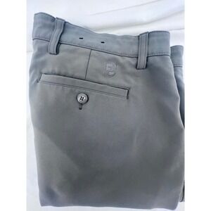 FootJoy Mens Performance Golf Shorts Gray Stretch Flat Front Size 37 Inseam 9.25